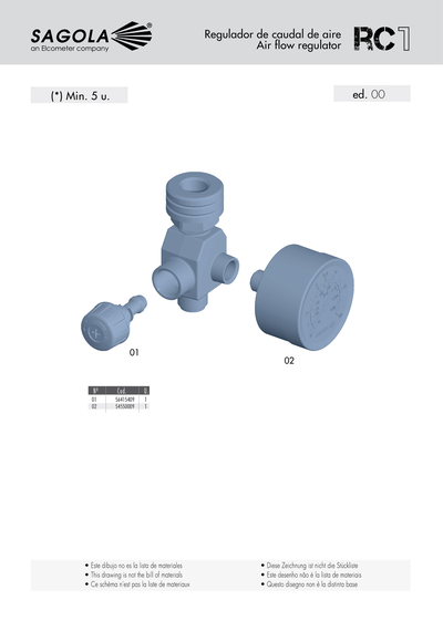 Regulador de Caudal RC1