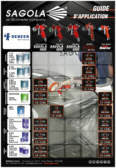 Guide d'application Debeer Refinish