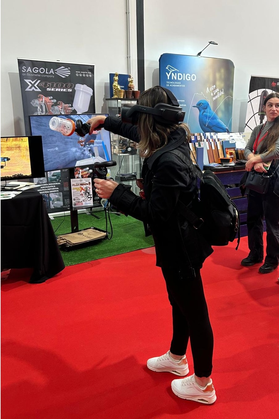 La technologie de simulation SagolaSPRAY™ fait sensation dans les salons et centres de formation : tout le monde veut l’essayer