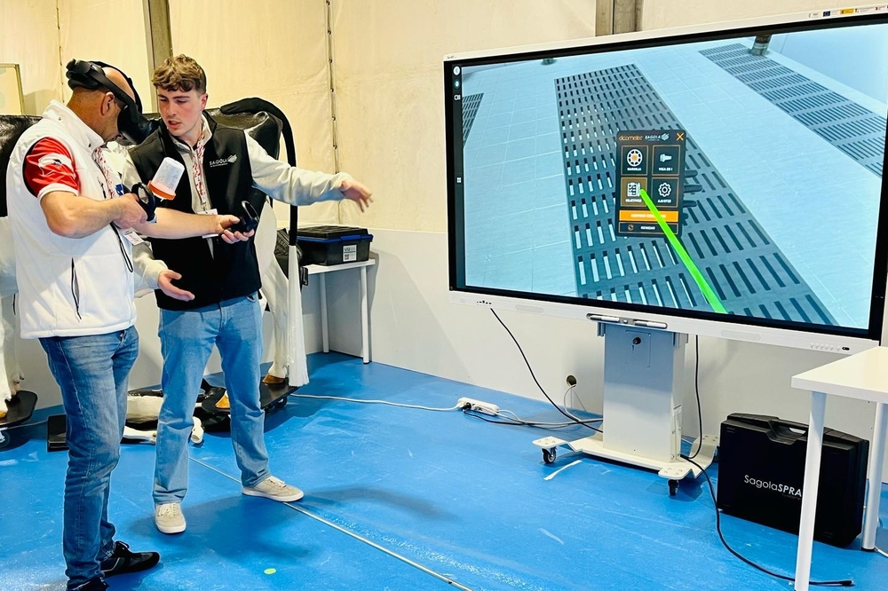 La technologie de simulation SagolaSPRAY™ fait sensation dans les salons et centres de formation : tout le monde veut l’essayer