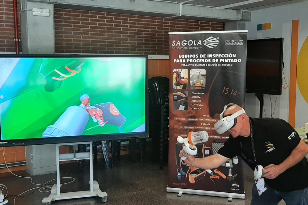 La technologie de simulation SagolaSPRAY™ fait sensation dans les salons et centres de formation : tout le monde veut l’essayer