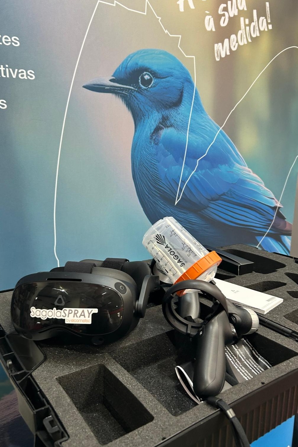La technologie de simulation SagolaSPRAY™ fait sensation dans les salons et centres de formation : tout le monde veut l’essayer