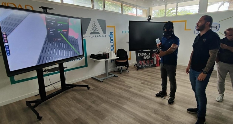 SagolaSPRAY™ virtual spray booths boost vocational training in the Canary Islands