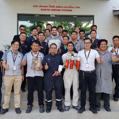 Formación en Axalta Tailandia y Malasia