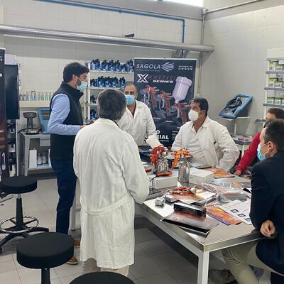Presentamos en CESVI nuestra gama de pintado industrial y equipos de inspección