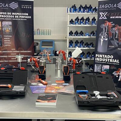 Presentamos en CESVI nuestra gama de pintado industrial y equipos de inspección