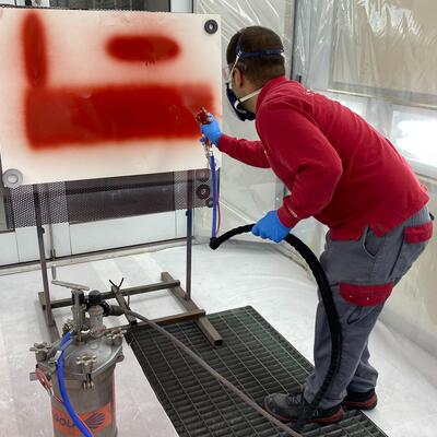 Presentamos en CESVI nuestra gama de pintado industrial y equipos de inspección