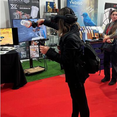 La technologie de simulation SagolaSPRAY™ fait sensation dans les salons et centres de formation : tout le monde veut l’essayer