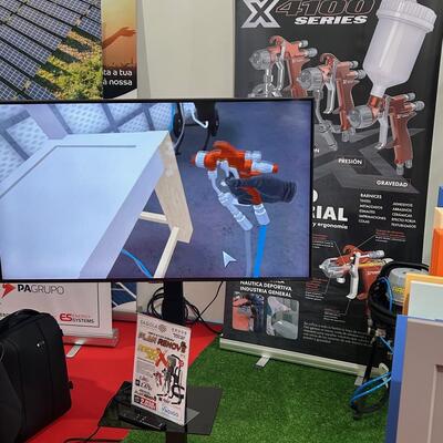 La technologie de simulation SagolaSPRAY™ fait sensation dans les salons et centres de formation : tout le monde veut l’essayer