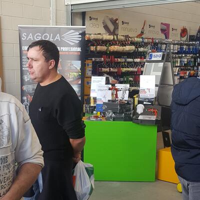 Sagola y Servicolor con los profesionales